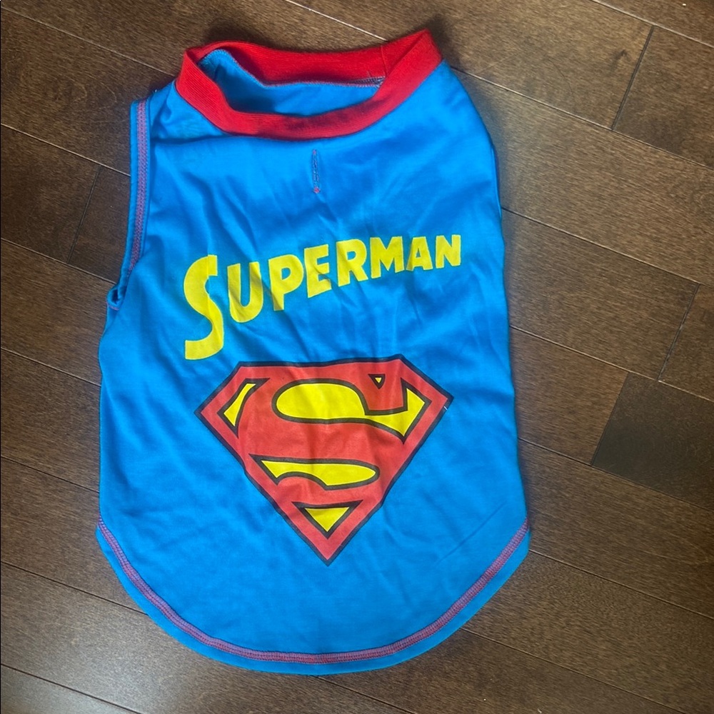Superman pet shirt- Blue and Red ⭐2 for 14⭐